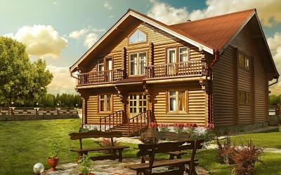 Красота деревянного дома